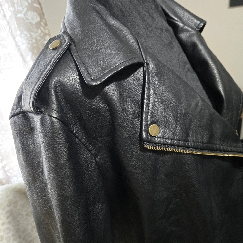 Universal Thread faux leather moto jacket